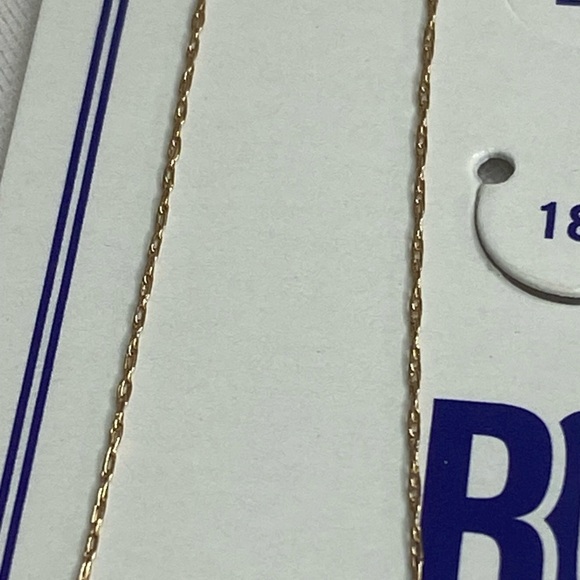 14K YELLOW GOLD dainty thin chain 20” REAL GOLD - Picture 7 of 10